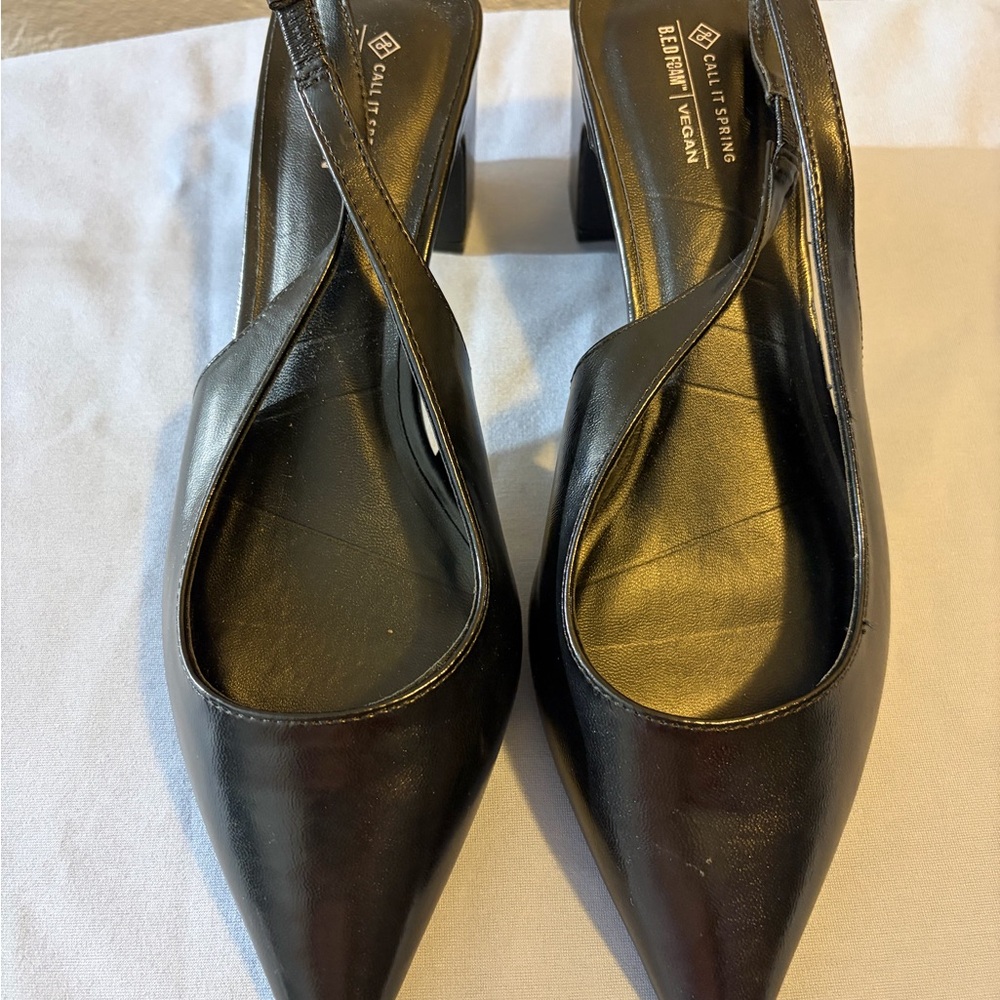 Call It Spring Elegant Black Heels - Picture 9 of 11